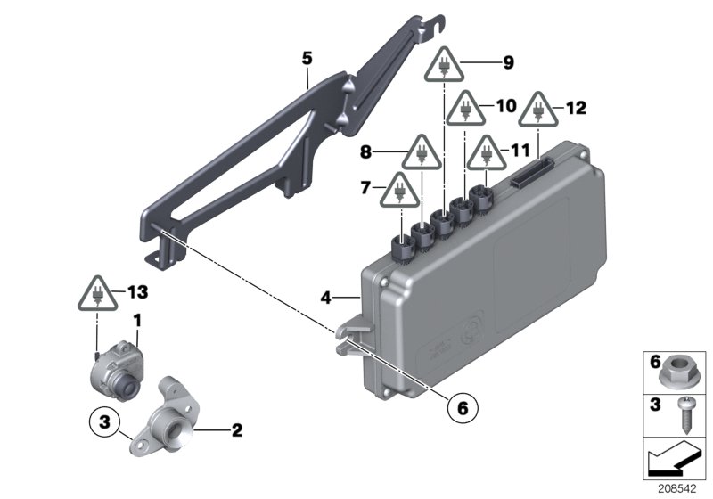Камера бокового обзора для ROLLS-ROYCE RR4 Ghost EWB N74R (схема запчастей)