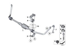 Стабилизатор Пд/Dynamic Drive для BMW RR4 Ghost N74R (схема запасных частей)