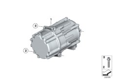Электрический компрессор кондиционера для BMW F04 Hybrid 7L N63 (схема запасных частей)
