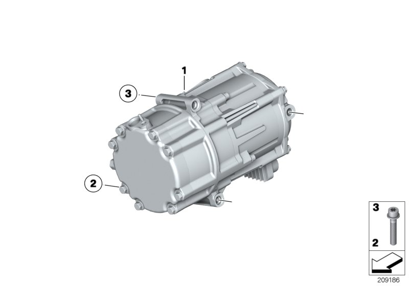 Электрический компрессор кондиционера для BMW F04 Hybrid 7 N63 (схема запчастей)