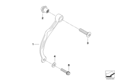 Защита от выпадения цепи для BMW K16 G 450 X (0145) 0 (схема запасных частей)