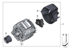 генератор для BMW F03 760LiS N74 (схема запасных частей)