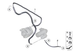 Провод стартера для BMW F25 X3 20dX N47N (схема запасных частей)