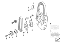Система зажигания/импульсный датчик для BMW R21 R 1150 GS 00 (0415,0495) 0 (схема запасных частей)