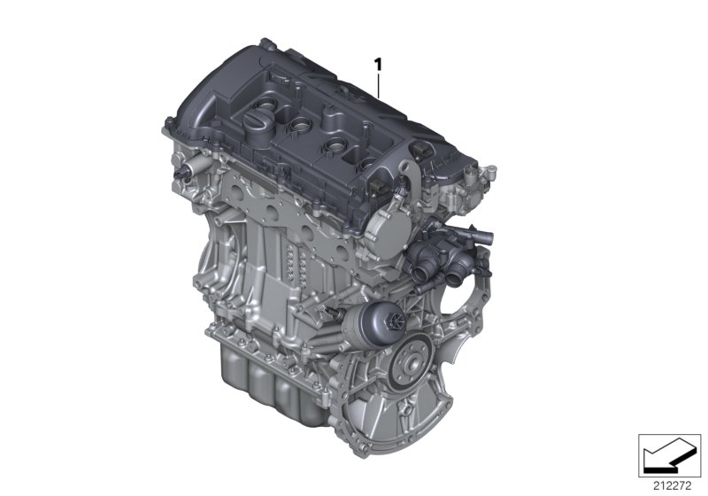 Motore alleggerito - Ricambi Usati для BMW R57N Coop.S JCW N18 (схема запчастей)