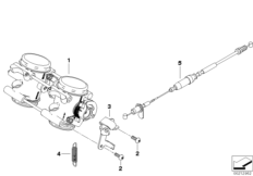 Снижение мощности для BMW K72 F 650 GS (0218,0228) 0 (схема запасных частей)