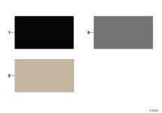 Стр.с образцами, цвета отделки салона для BMW E93 328i N51 (схема запасных частей)