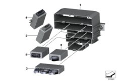 Блок управления для ROLLS-ROYCE RR3N Coupé N73 (схема запасных частей)