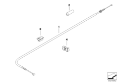 тросовый привод для MOTO 59C2 R 1200 Montauk 03 (0309,0319) 0 (схема запасных частей)