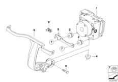 Модулятор давления ABS для BMW R134 G 650 GS Sertão (0136, 0146) 0 (схема запасных частей)