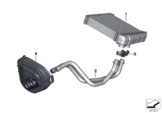Нагревательный элемент/дополнит.элементы для MINI R55 Cooper S N14 (схема запасных частей)