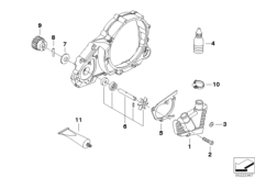 Насос охлаждающей жидкости для BMW R131 G 650 GS 09 (0180) 0 (схема запасных частей)