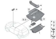 Combox Media для BMW R60 JCW ALL4 N18 (схема запасных частей)