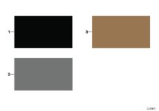 Стр.с образцами, цвета отделки салона для BMW E46 328i M52 (схема запасных частей)
