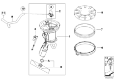 Топливный насос для MOTO K15 G 650 Xcountry 07 (0164,0194) 0 (схема запасных частей)