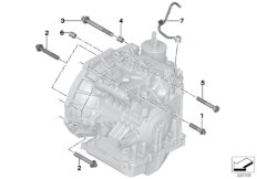 Крепление/ система вентиляции КПП для BMW R61 Cooper S ALL4 N18 (схема запасных частей)