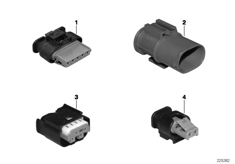Различные корпусы вилочной части для MINI R55N One N16 (схема запчастей)