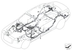 Основной жгут проводов, дубликат для BMW RR6 Dawn N74R (схема запасных частей)