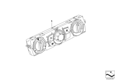 Панель управления кондиционера для BMW E84 X1 20iX N20 (схема запасных частей)