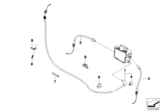 Тросовые приводы для MOTO K26 R 1200 RT 10 (0430,0440) 0 (схема запасных частей)