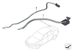 Провод разделительного реле для BMW F11 535i N55 (схема запасных частей)