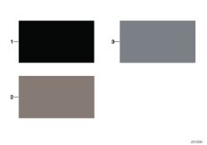 Стр.с образцами, цвета отделки салона для BMW E87 120i N46 (схема запасных частей)