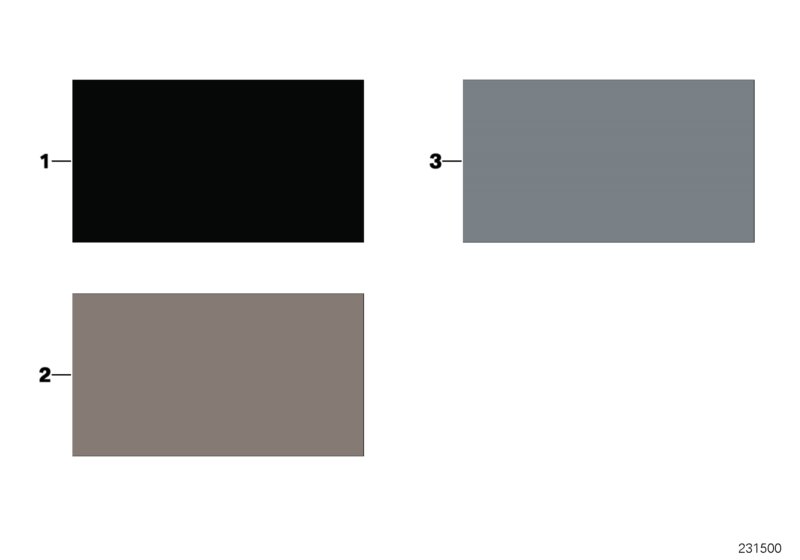 Стр.с образцами, цвета отделки салона для BMW E81 120d N47 (схема запчастей)