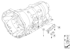 GA6HP26Z Детали переключения для BMW F02 730Ld N57 (схема запасных частей)