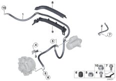 Провод стартера для BMW F26 X4 20iX N20 (схема запасных частей)