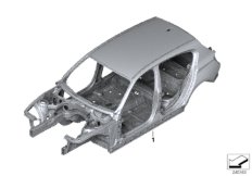 Каркас кузова для BMW F20N 120i B48 (схема запасных частей)