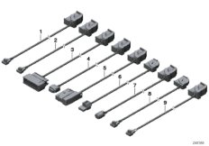 Ремонтный провод НПБ для MINI R61 JCW ALL4 N18 (схема запасных частей)