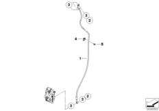 Тормозной трубопровод Пд без ABS для MOTO R131 G 650 GS 11 (0188,0189) 0 (схема запасных частей)