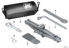 Бортовой инструмент/ домкрат для BMW R60 One N16 (схема запасных частей)