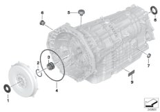 GA7AHSCD, уплотнительные / доп.элементы для BMW E72 Hybrid X6 N63 (схема запасных частей)