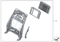 К-т дооснащения, столики для пикника для BMW RR4 Ghost EWB N74R (схема запасных частей)