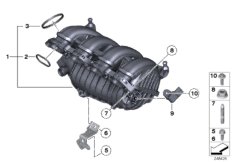 Система впуска для BMW R56N One N16 (схема запасных частей)