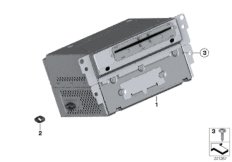 Car Infotainment Computer для BMW F30 316d N47N (схема запасных частей)