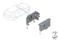 Блок управления KaFAS для BMW F21N 116d ed B37 (схема запасных частей)