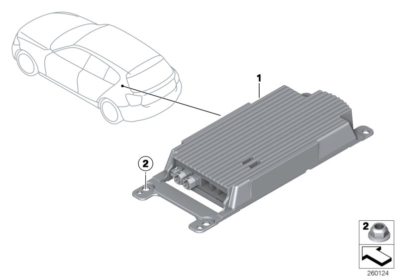 Combox для BMW F22 230i B48 (схема запчастей)