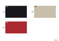 Стр.с образцами, цвета отделки салона для BMW R56N Cooper D 2.0 N47N (схема запасных частей)