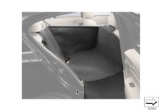 Универсальное покрывало для зад.сидений для BMW F20N M135i N55 (схема запасных частей)