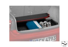 Поддон багажного отделения для BMW F21N 118dX B47 (схема запасных частей)