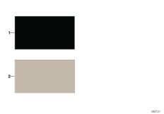 Стр.с образцами, цвета отделки салона для BMW F12 640iX N55 (схема запасных частей)