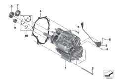 МКПП для MOTO A40 A40 (9X01, 9X02) 0 (схема запасных частей)