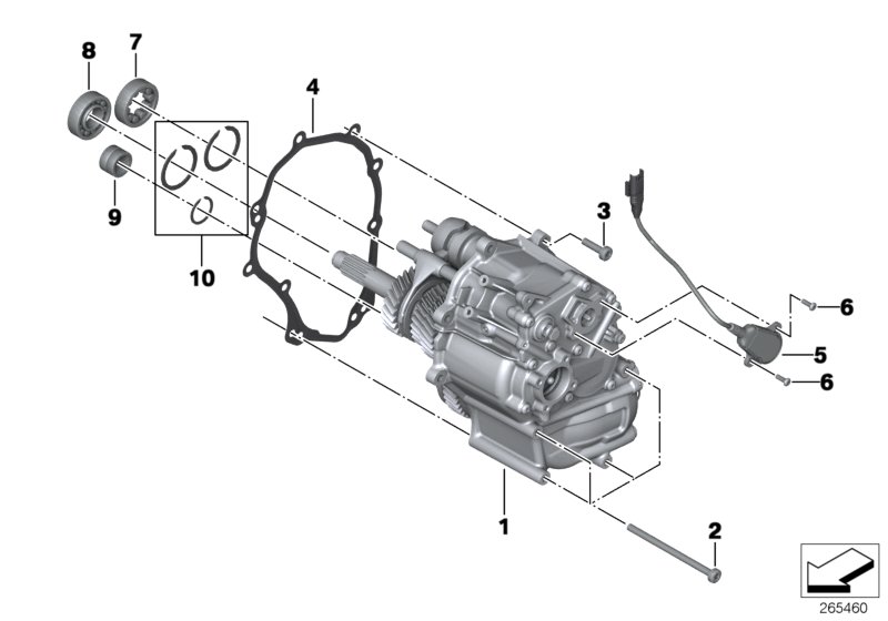 МКПП для BMW A40 A40 (9X01, 9X02) 0 (схема запчастей)