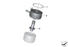 Жидкостно-масляный теплообменник для MOTO K18 C 600 Sport (0131, 0132) 0 (схема запасных частей)