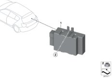 ЭБУ топливного насоса для BMW F20 114i N13 (схема запасных частей)