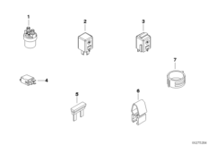 Различные реле для MOTO C1N C1 (0191) 0 (схема запасных частей)
