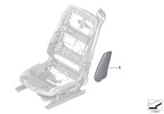 НПБ переднего сиденья Individual для BMW F33 420d N47N (схема запасных частей)