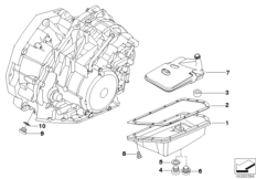 GACVT16Z масляный картер/масляный фильтр для BMW R52 Cooper W10 (схема запасных частей)